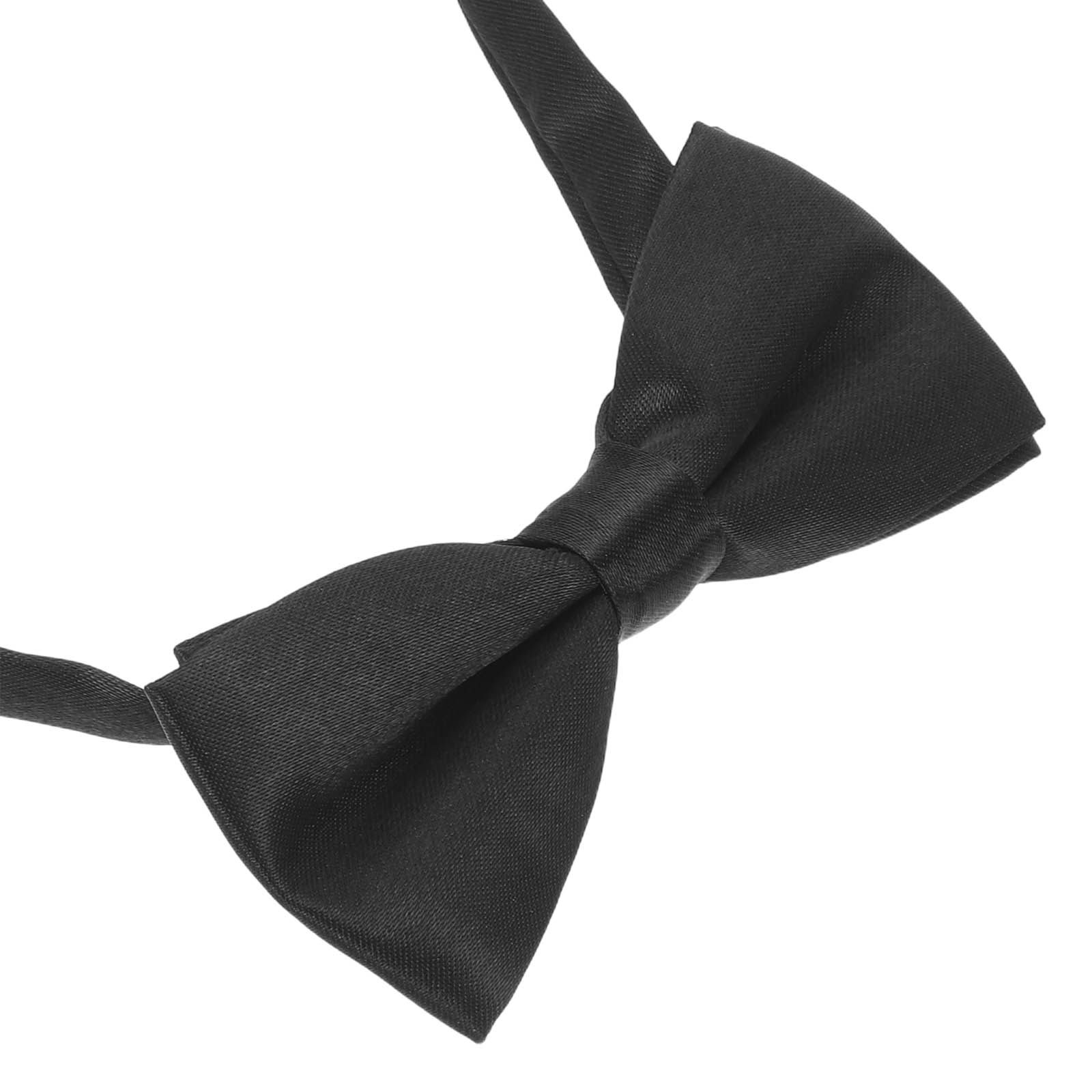 Black Adjustable Kids Bow Tie  - Bow Tie Pre Tied 评论和价格