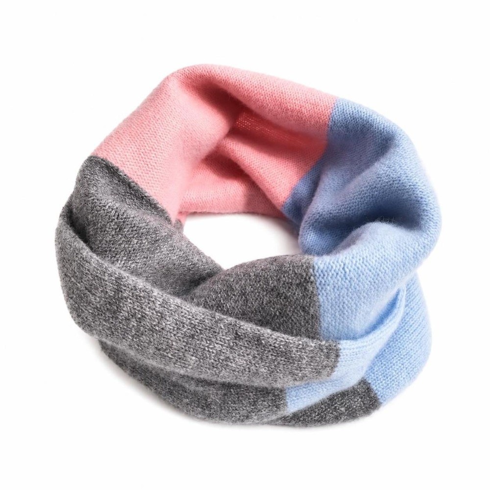 Soft Splicing Color Infinity S - Infinity Scarf Knit 评论和价格