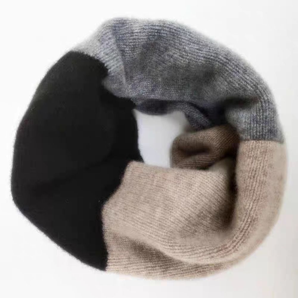 Soft Splicing Color Infinity S - Infinity Scarf Knit 评论和价格