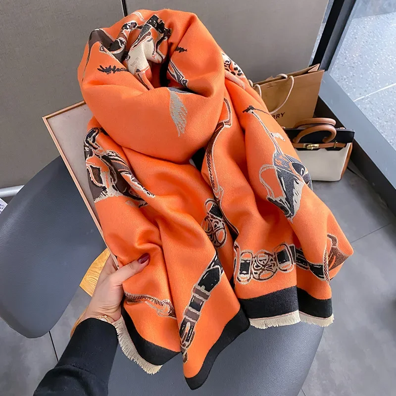 2024 Luxury Warm Pashmina Shaw - Woven Scarf Blanket 评论和价格